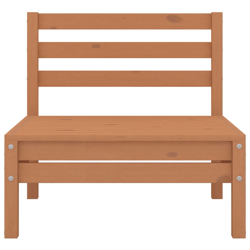 8-tlg. Garten-Lounge-Set Honigbraun Massivholz Kiefer